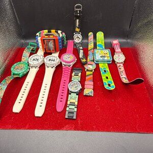 10 watches, Batman, Ninja Turtle, Lego, Sponge bob and others